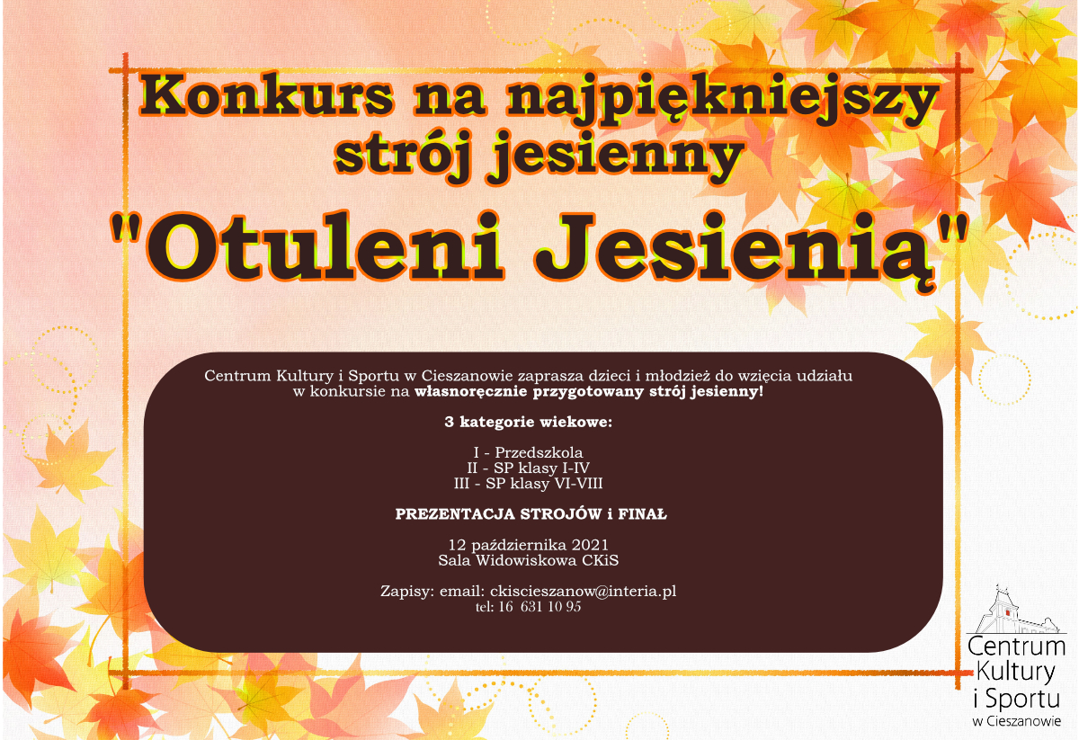 You are currently viewing „Otuleni Jesienią” – konkurs na najpiękniejszy strój jesienny