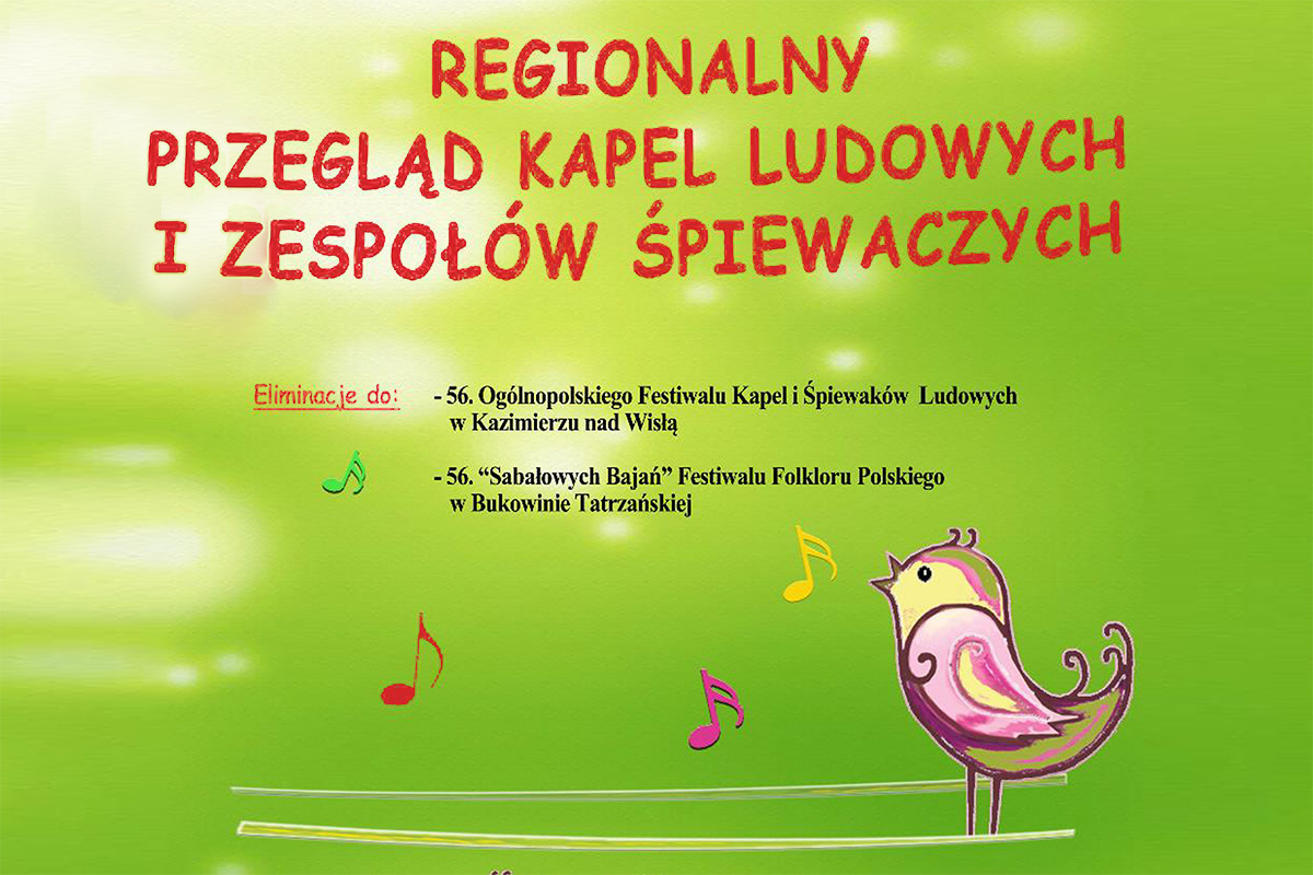 Read more about the article Regionalny Przegląd Kapel Ludowych i Zespołów Śpiewaczych